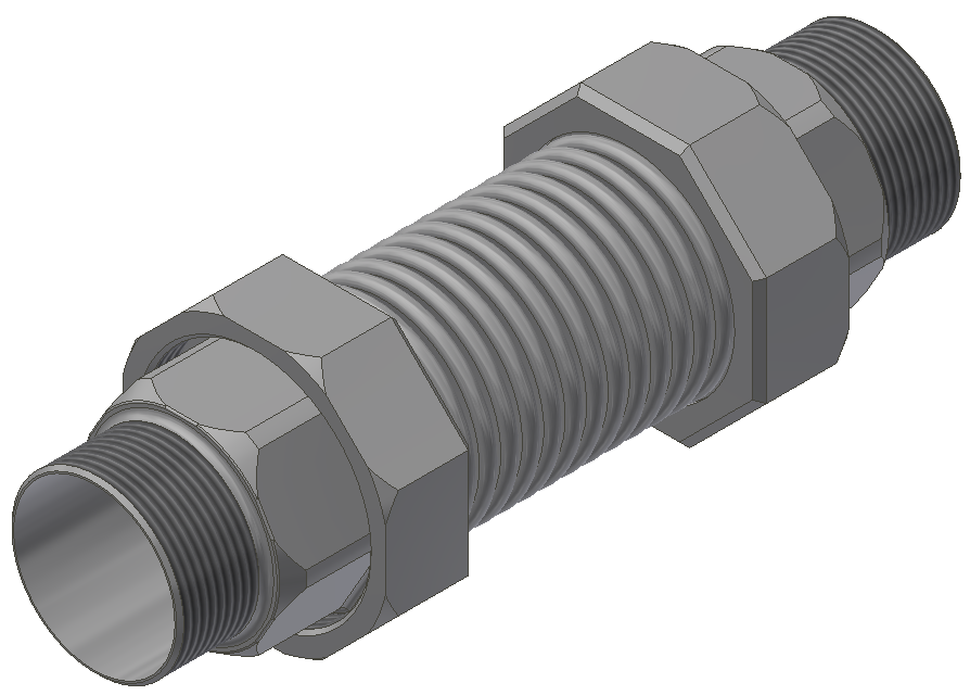 Kompensator - UNH  50/ 6/a 35/N/N - Nennlänge = 270mm